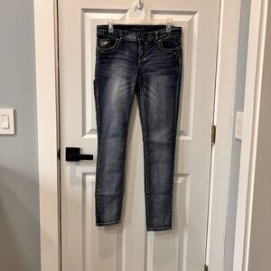 Maurices Women’s Jeans Medium Dark Wash Stretch Denim Skinny Fit